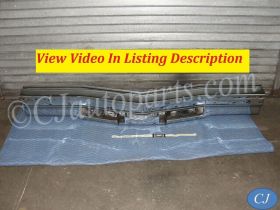 OEM 1977 1978 1979 Cadillac Deville Fleetwood FRONT BUMPER UPPER LOWER CENTER BAR #1609466/#1609467